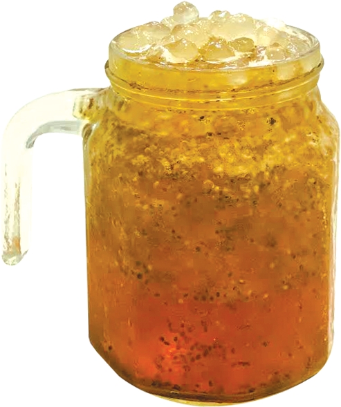 Ice Tea With Black Chia
